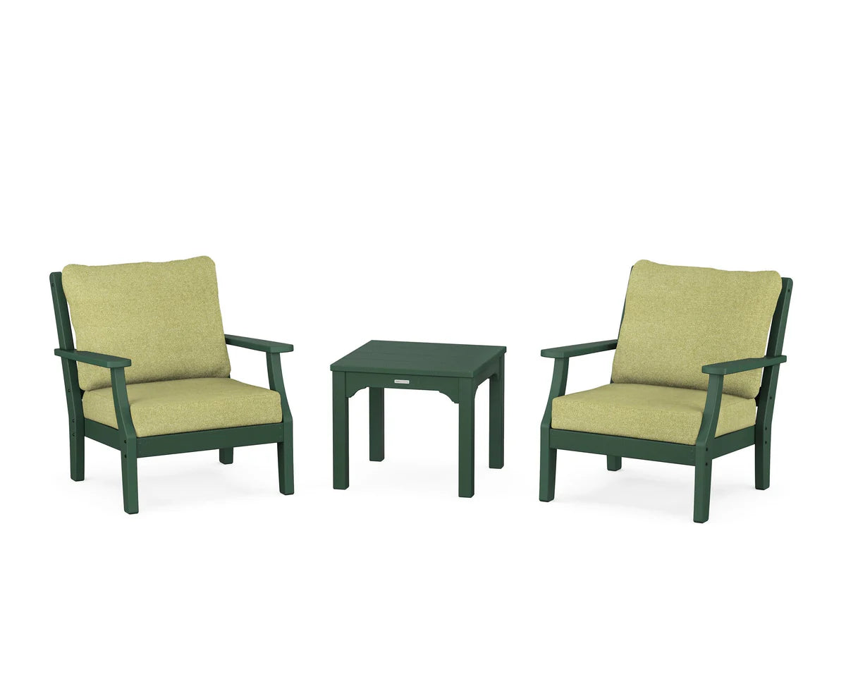 Chinoiserie 3-Piece Deep Seating Set