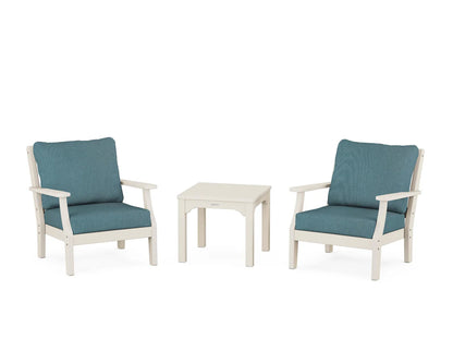 Chinoiserie 3-Piece Deep Seating Set