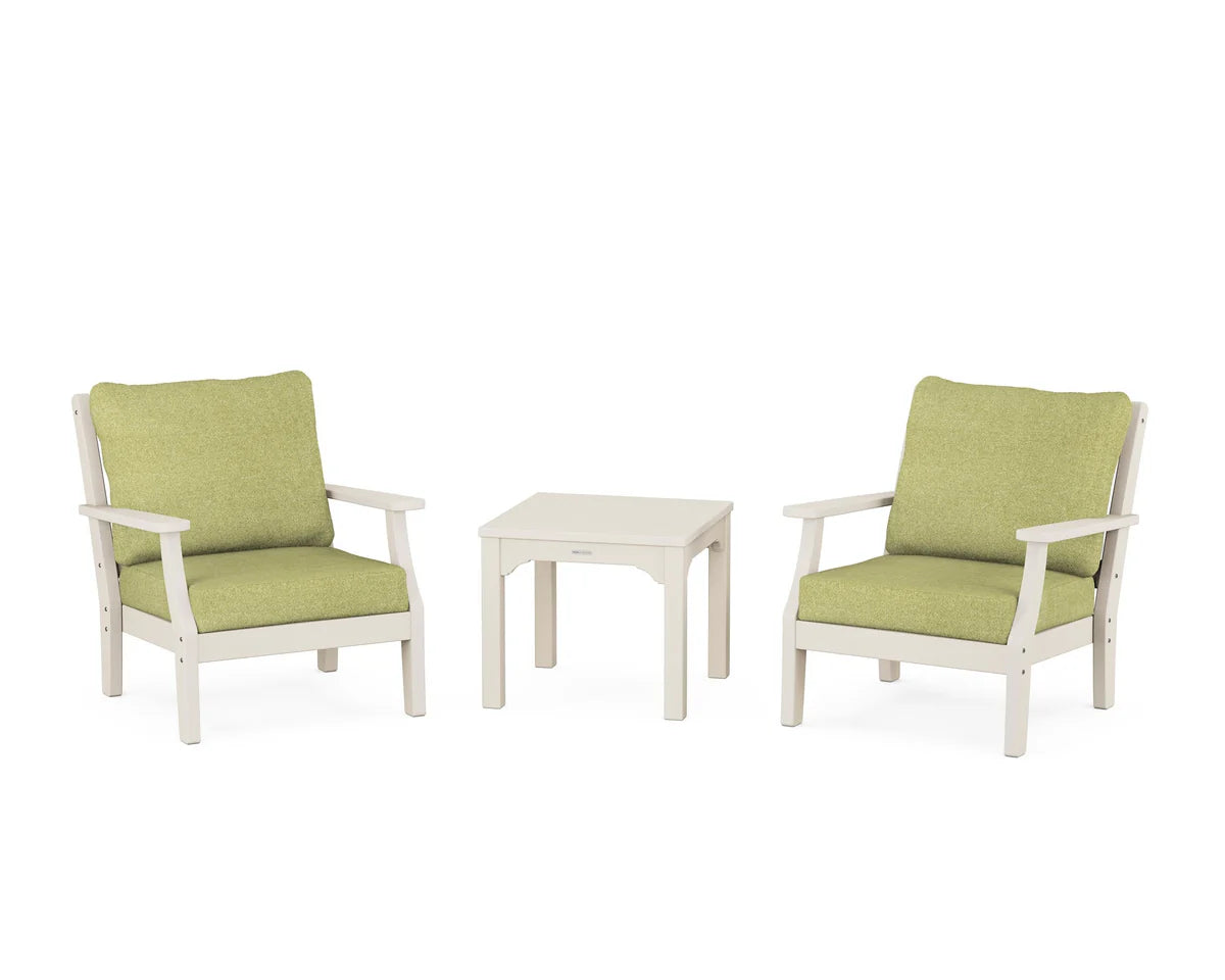 Chinoiserie 3-Piece Deep Seating Set