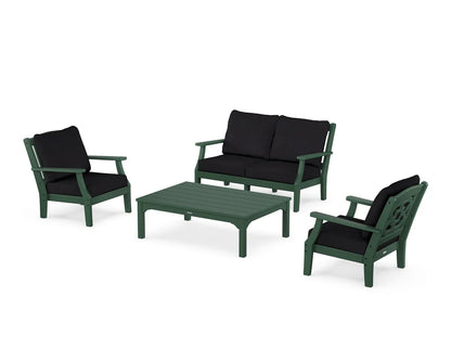 Chinoiserie 4-Piece Deep Seating Set with Loveseat