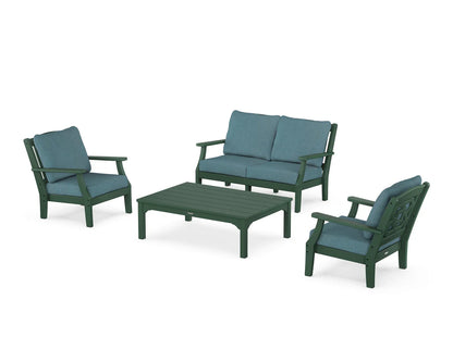 Chinoiserie 4-Piece Deep Seating Set with Loveseat