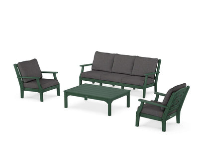 Chinoiserie 4-Piece Deep Seating Set with Sofa