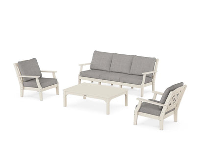 Chinoiserie 4-Piece Deep Seating Set with Sofa