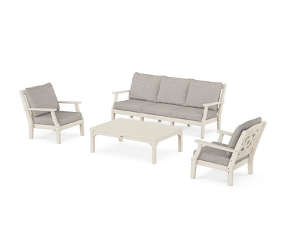 Chinoiserie 4-Piece Deep Seating Set with Sofa