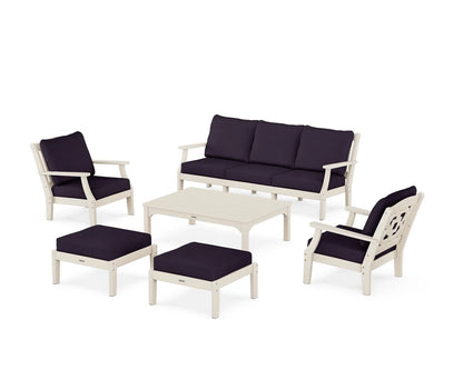 Chinoiserie 6-Piece Lounge Sofa Set