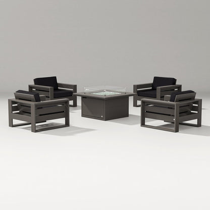 Latitude 5-piece Lounge Fire Table Set
