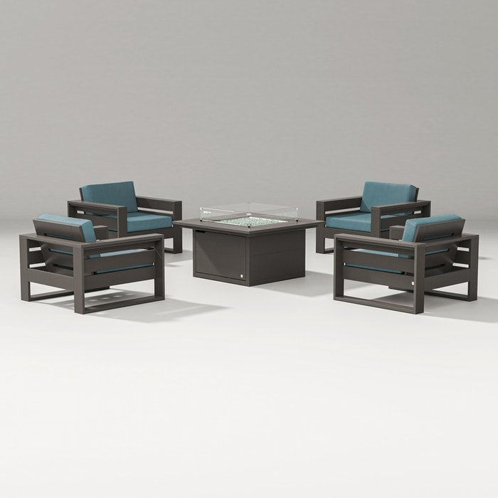 Latitude 5-piece Lounge Fire Table Set