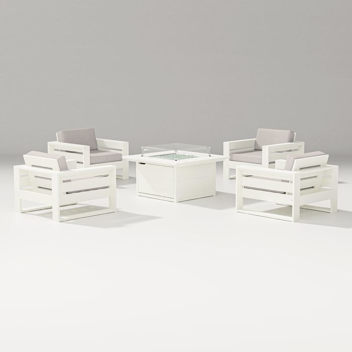 Latitude 5-piece Lounge Fire Table Set