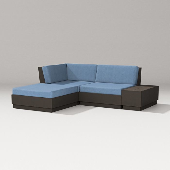 Elevate Loveseat Sectional With Chaise