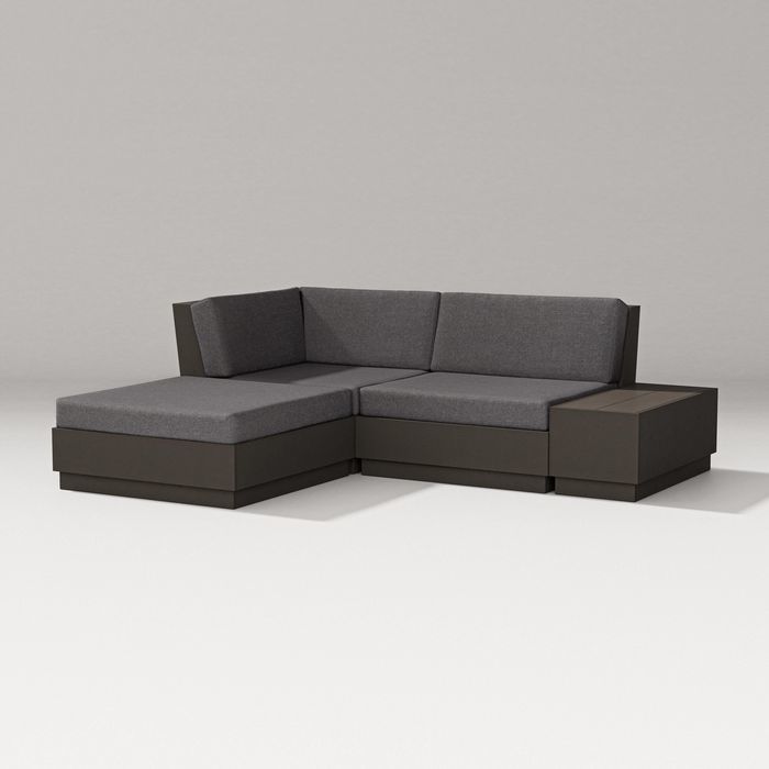 Elevate Loveseat Sectional With Chaise