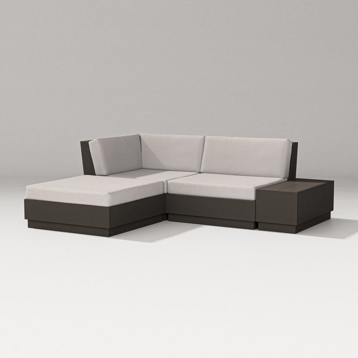 Elevate Loveseat Sectional With Chaise