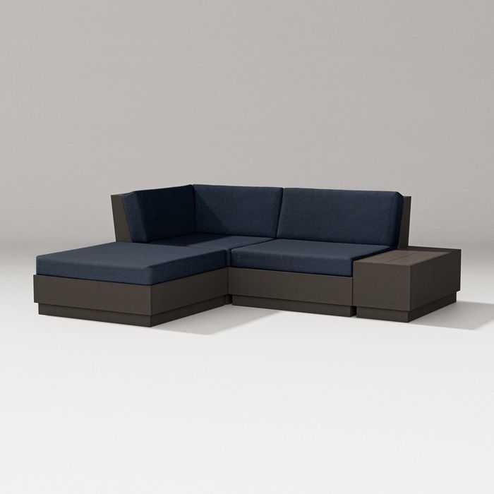 Elevate Loveseat Sectional With Chaise