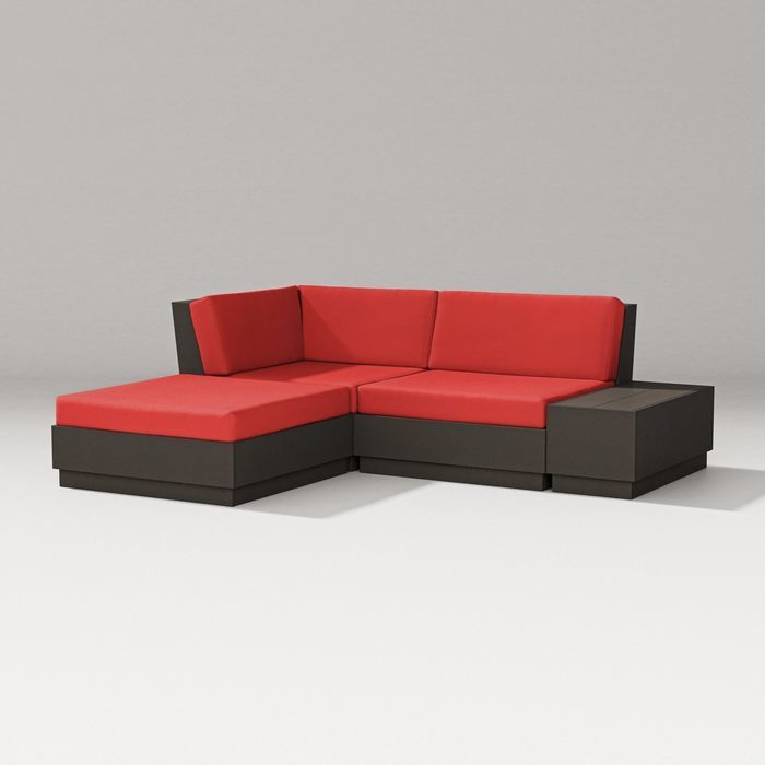 Elevate Loveseat Sectional With Chaise