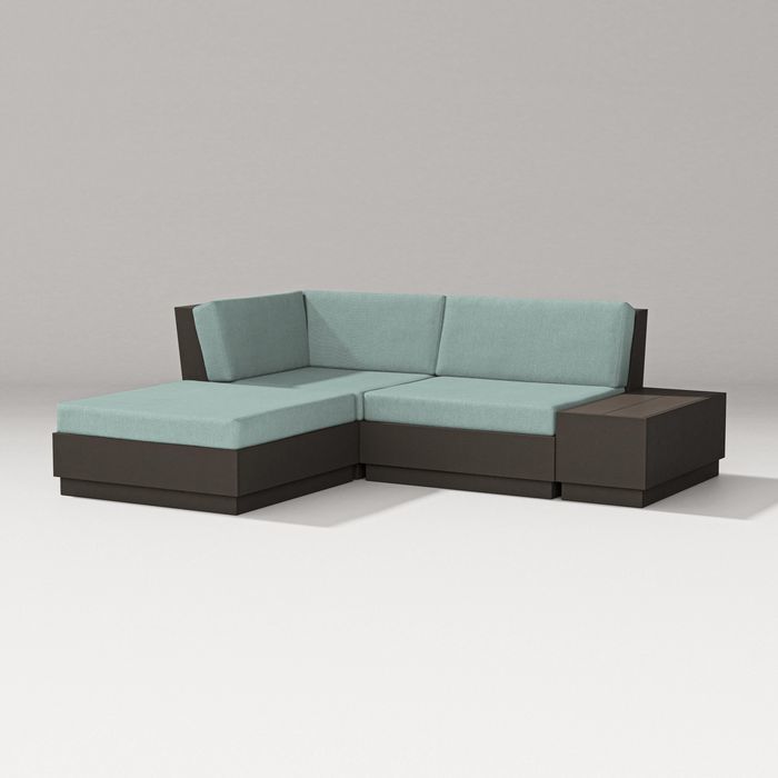 Elevate Loveseat Sectional With Chaise