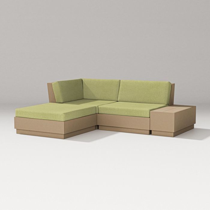 Elevate Loveseat Sectional With Chaise