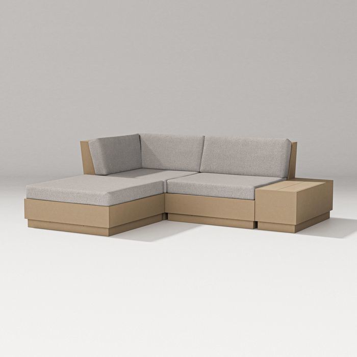 Elevate Loveseat Sectional With Chaise