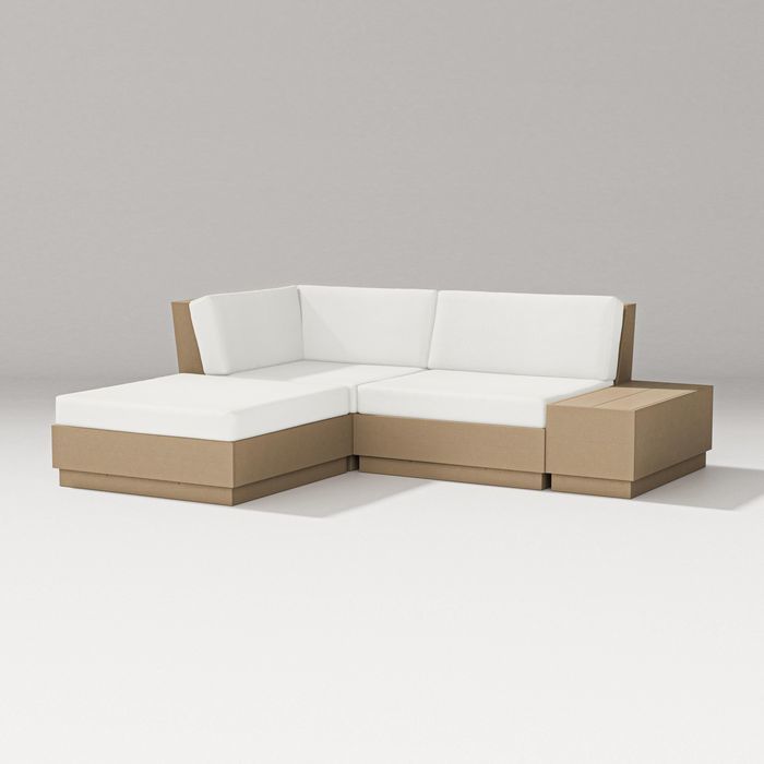 Elevate Loveseat Sectional With Chaise