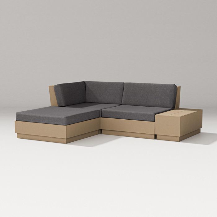 Elevate Loveseat Sectional With Chaise