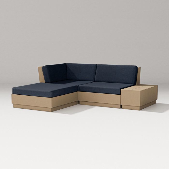 Elevate Loveseat Sectional With Chaise