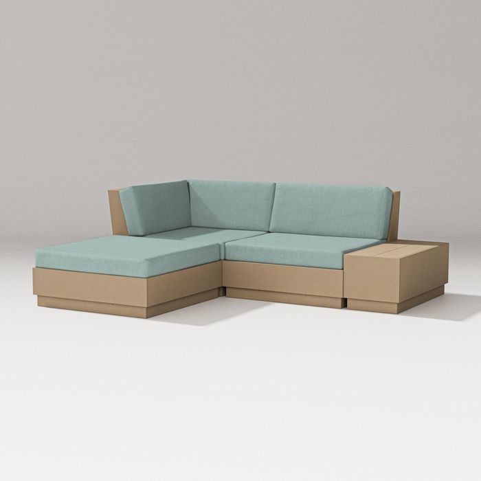 Elevate Loveseat Sectional With Chaise