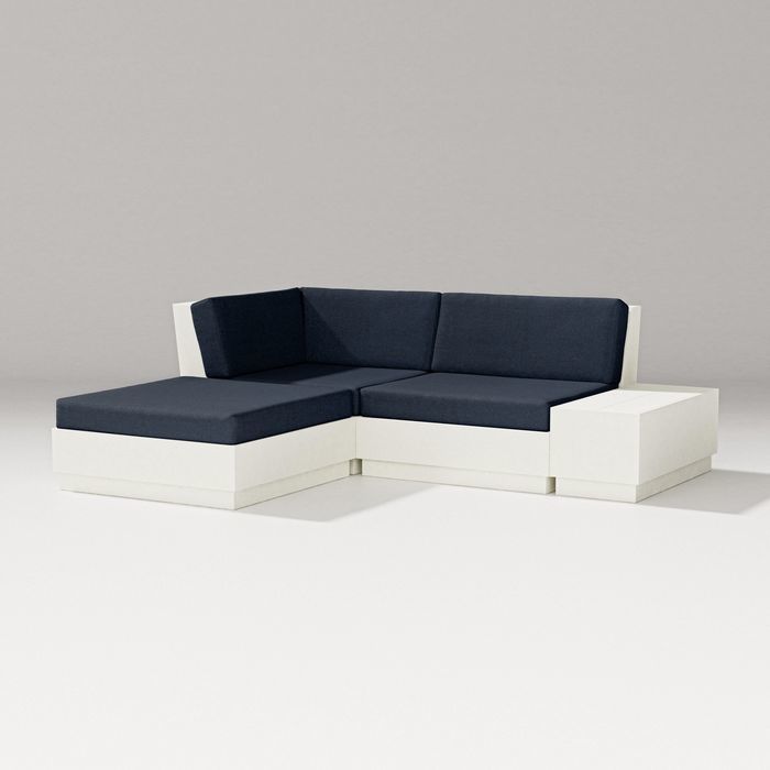 Elevate Loveseat Sectional With Chaise