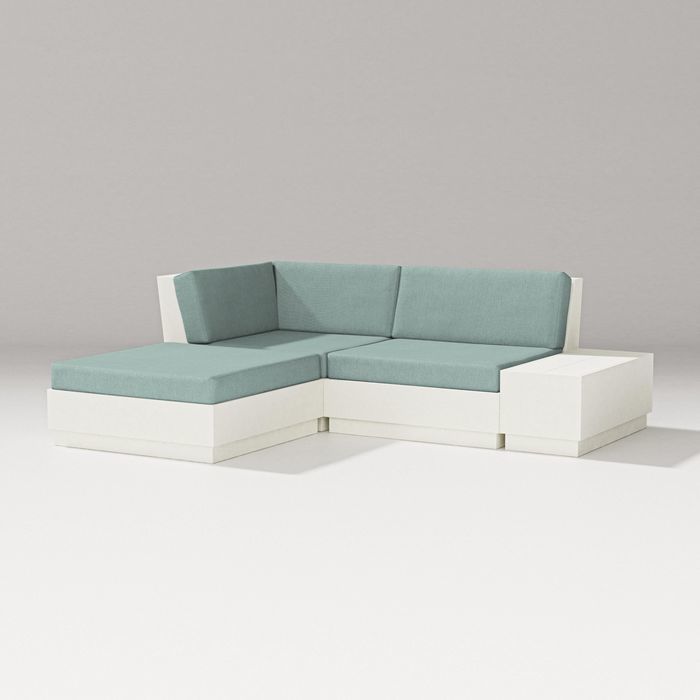 Elevate Loveseat Sectional With Chaise