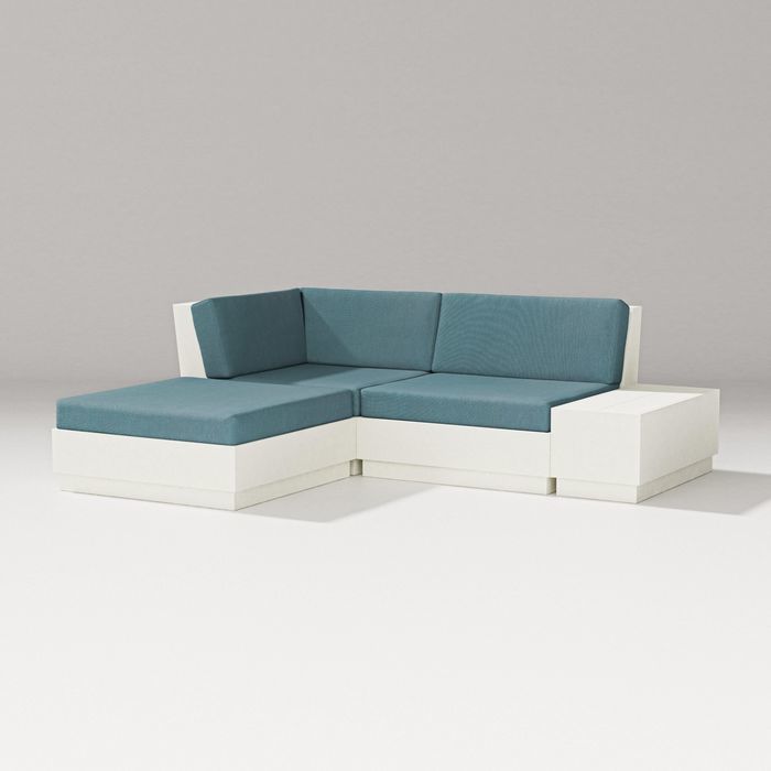 Elevate Loveseat Sectional With Chaise