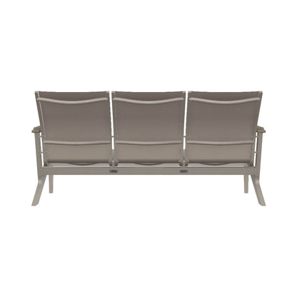 Wexler Chat Height Three-Seat Sofa w/ Polymer Arms