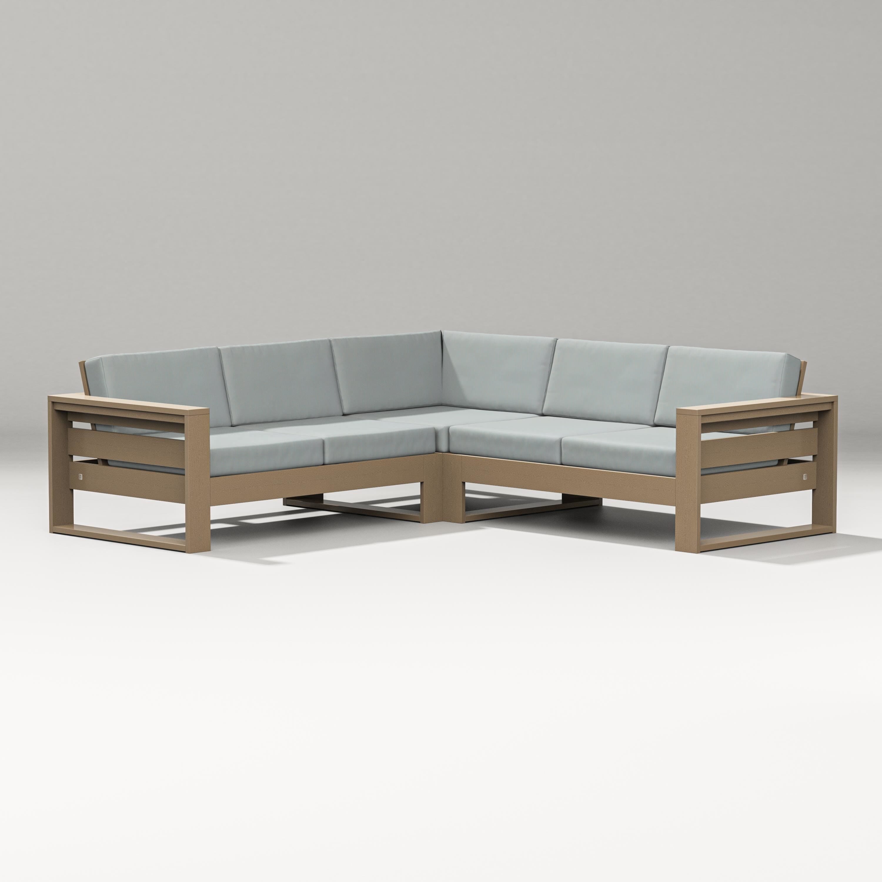 PW Designer Series Latitude Corner Sectional in Vintage Sahara / Spa