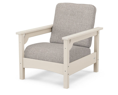 POLYWOOD® Club Chair in Sand / Weathered Tweed