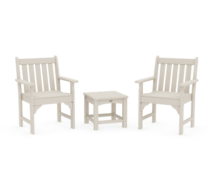 POLYWOOD® Vineyard 3-Piece Garden Chair Set in Sand