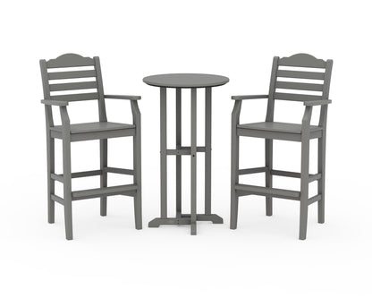 Draper James™ by  POLYWOOD® Savannah 3-Piece Farmhouse Bar Set in Slate Grey