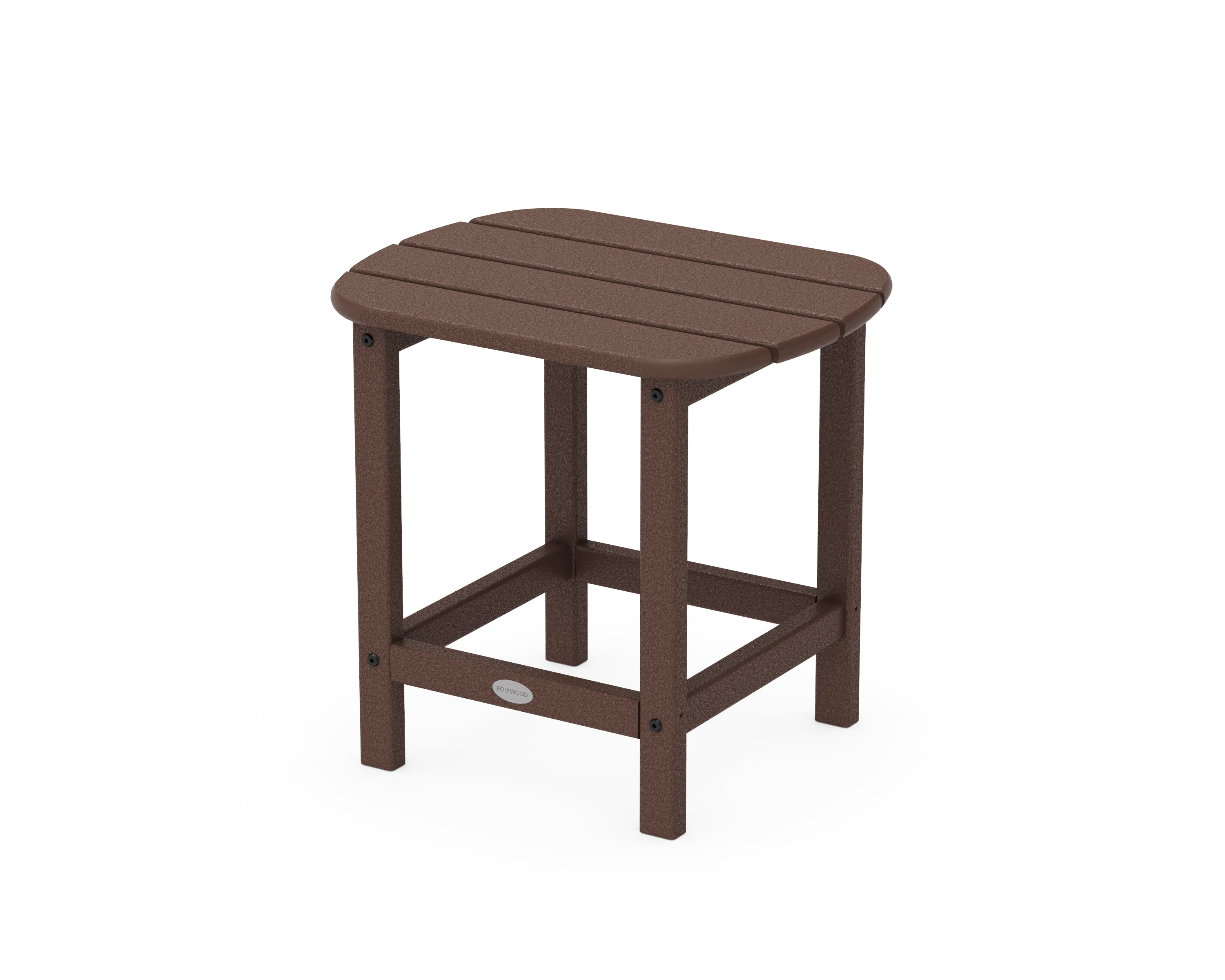 POLYWOOD® South Beach 18" Side Table in Mahogany