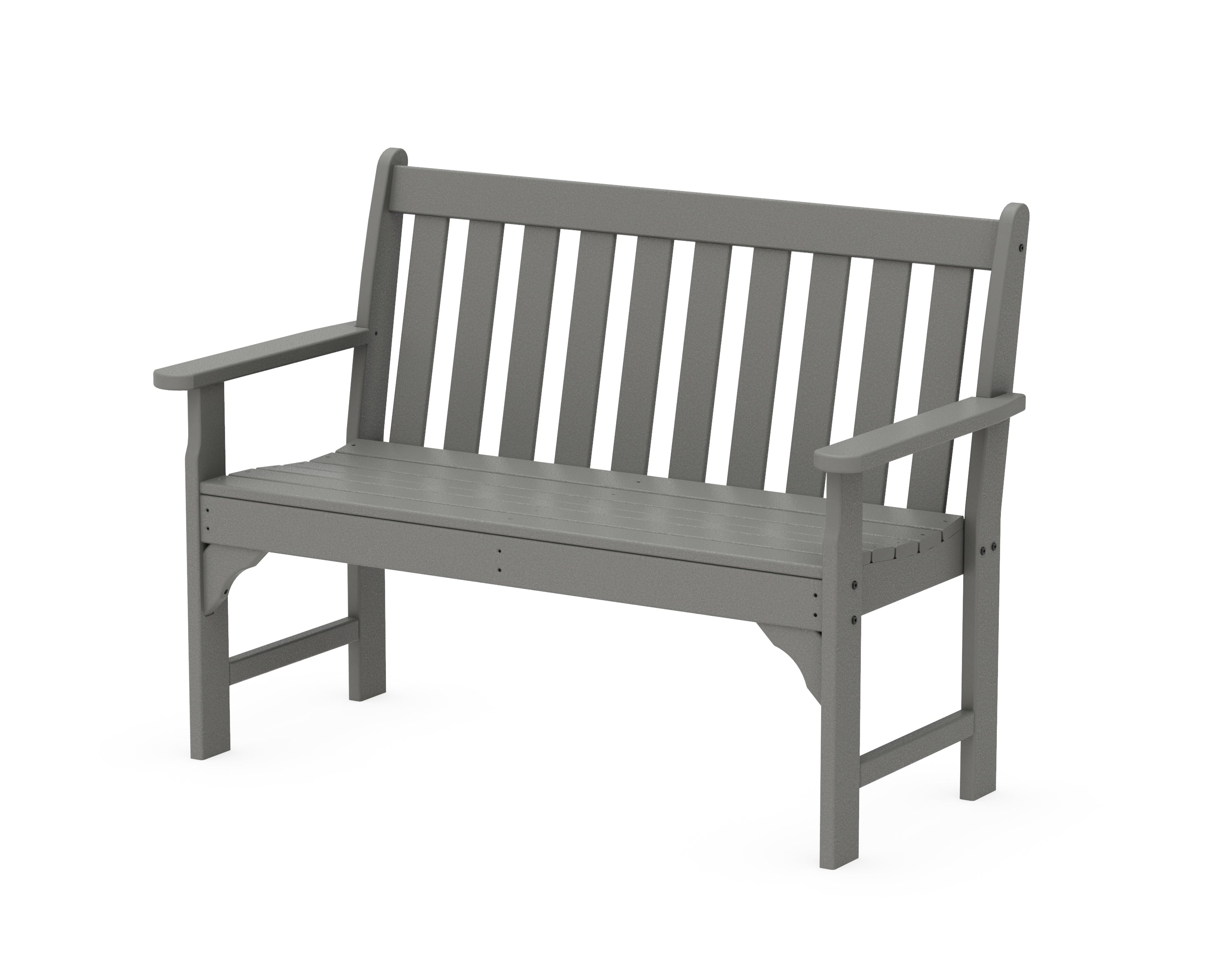 POLYWOOD® Vineyard 48" Bench in Slate Grey