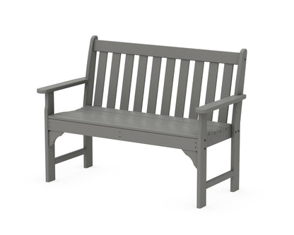 POLYWOOD® Vineyard 48" Bench in Slate Grey