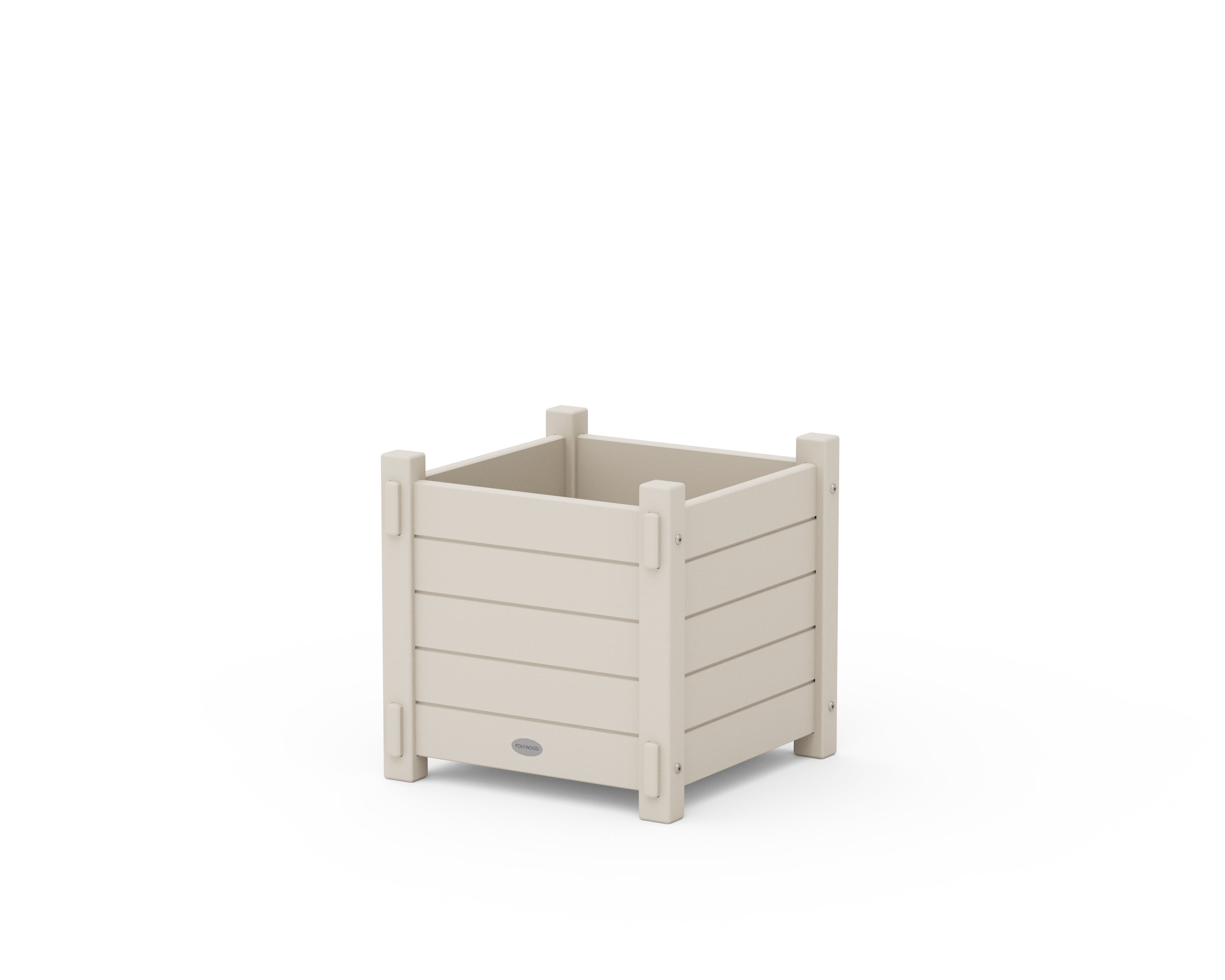 POLYWOOD® Nautical Square Planter Box in Sand