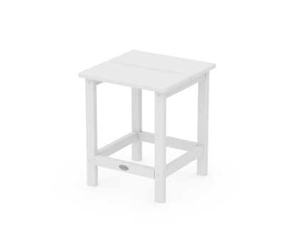 POLYWOOD® Studio Square Side Table in White