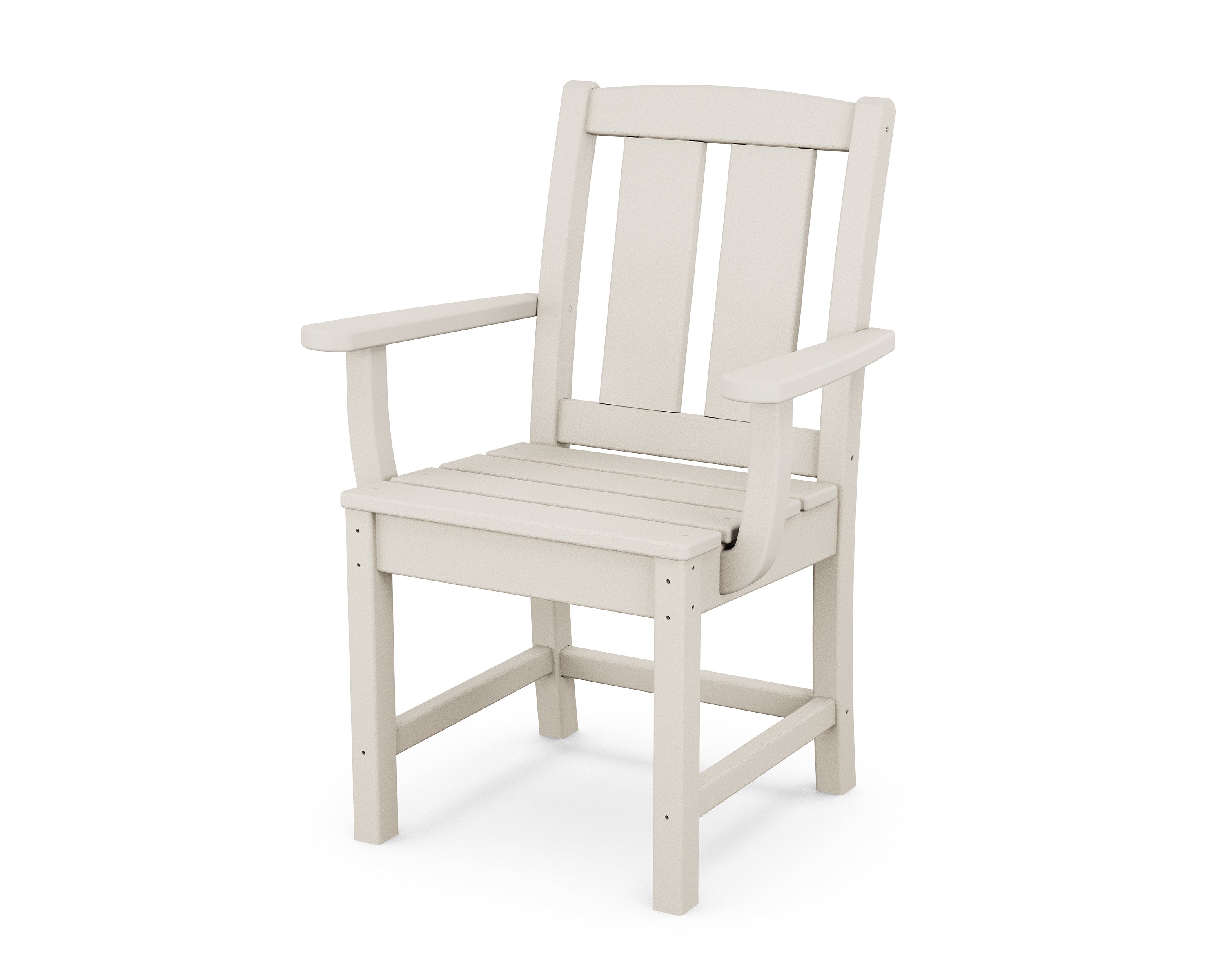 POLYWOOD® Mission Dining Arm Chair in Sand