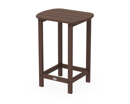 POLYWOOD® South Beach 26" Counter Side Table in Mahogany