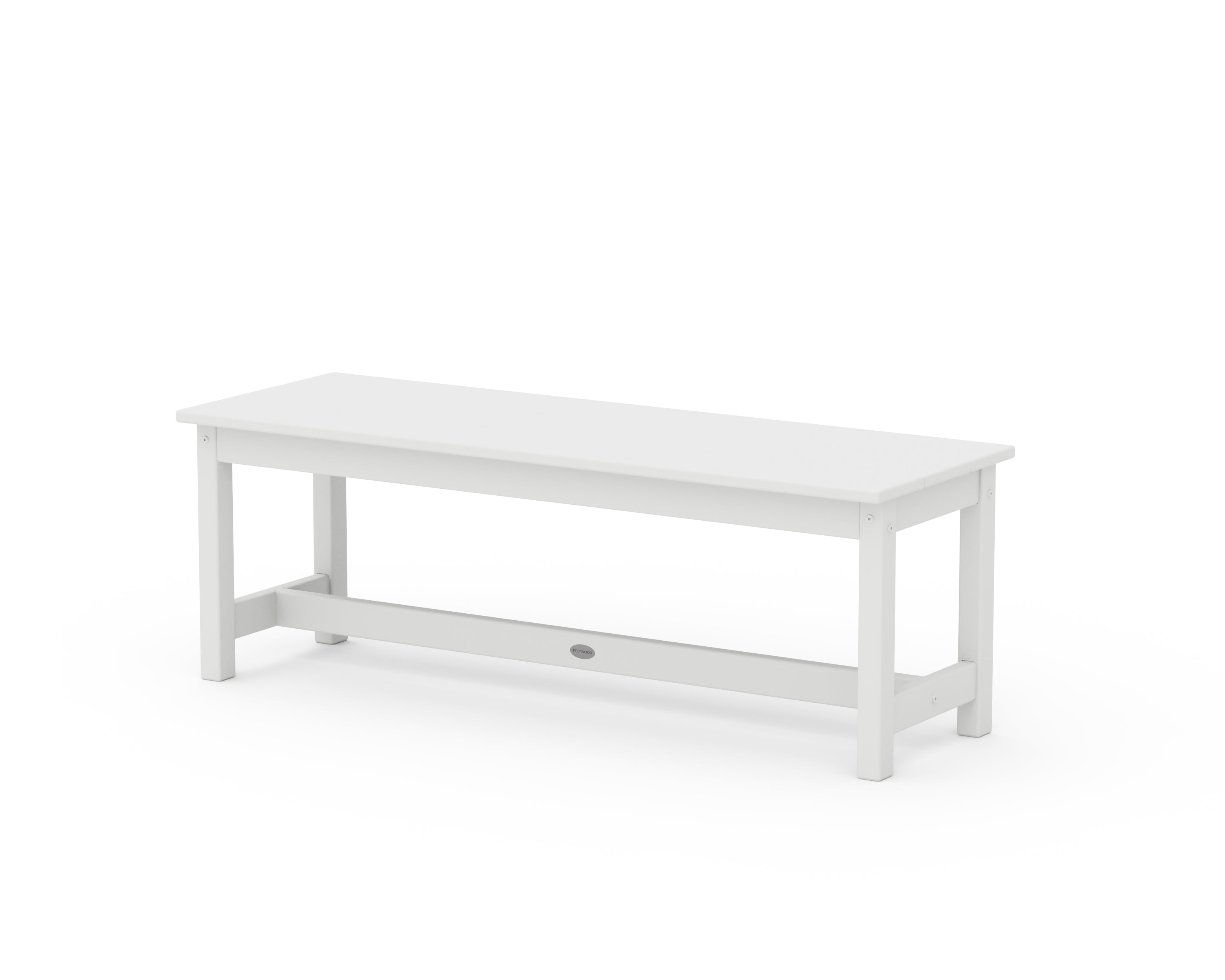 POLYWOOD® 48" Planter Bench in White