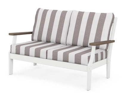 Braxton Deep Seating Loveseat - White