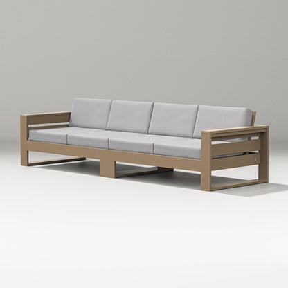 PW Designer Series Latitude Straight Sectional in Vintage Sahara / Granite