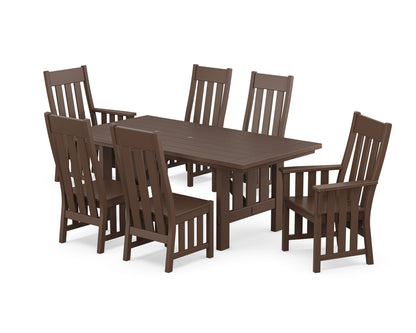 Martha Stewart by POLYWOOD® Acadia 7-Piece Dining Set in Mahogany