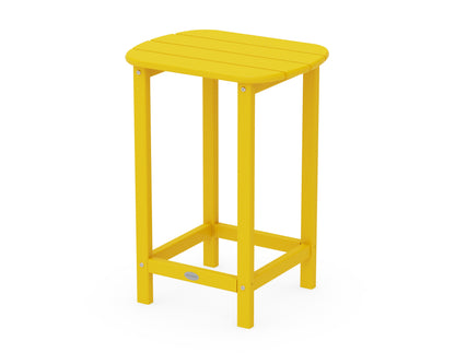 POLYWOOD® South Beach 26" Counter Side Table in Lemon
