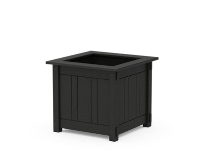 Martha Stewart by POLYWOOD® Acadia Large Square Planter Box in Black