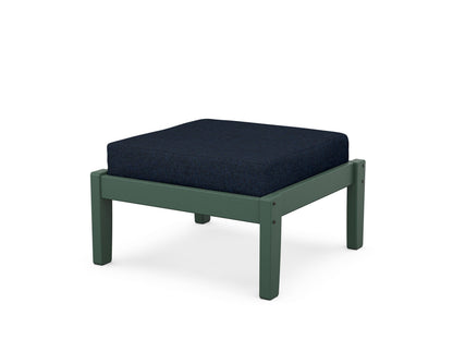 Unbranded Deep Seating Ottoman in Green / Marine Indigo