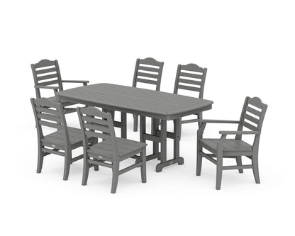 POLYWOOD® Savannah 7-Piece Dining Set in Slate Grey