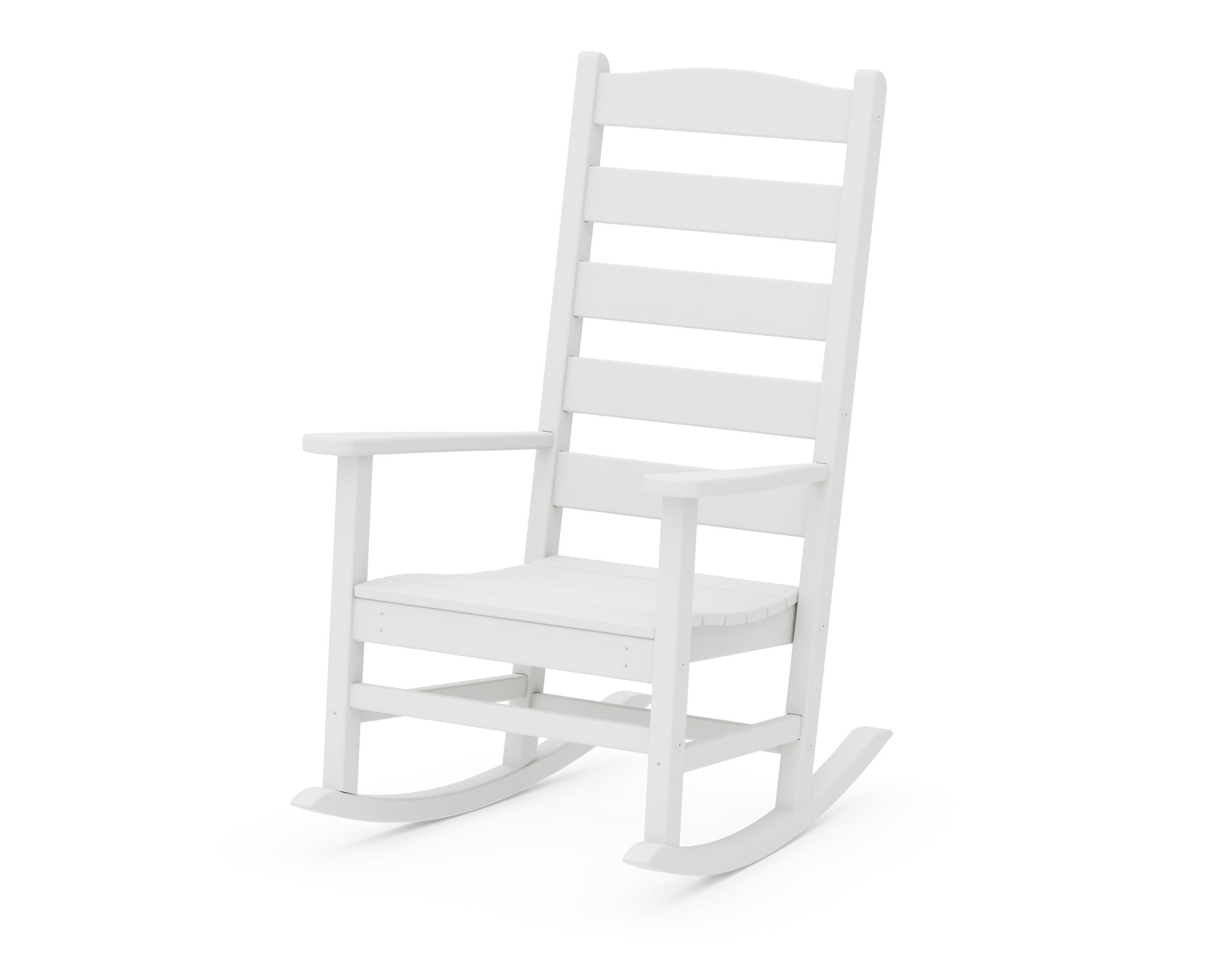 POLYWOOD® Shaker Porch Rocking Chair in White