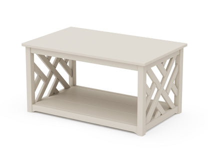 POLYWOOD® Chippendale Coffee Table in Sand