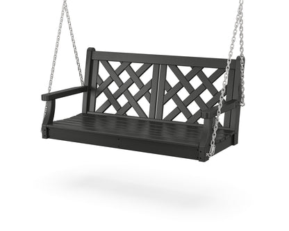 Country Living Wovendale 48" Swing in Black